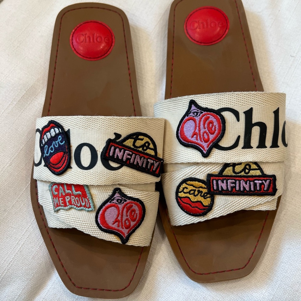 Chloe woody sandals - 39 - Chloe woody patch sandals - Picture 7 of 8